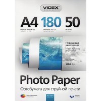 Фотобумага Videx Glossy A4 50 листов